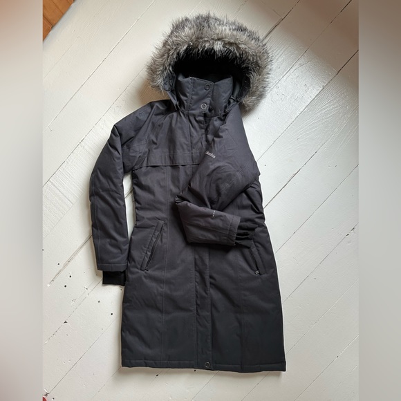 Columbia Women's Long Down Insulated Jacket Size Medium - Picture 9 of 10